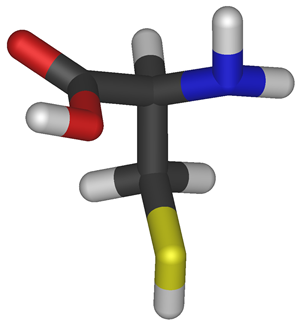 Modelo molecular da Cisteína